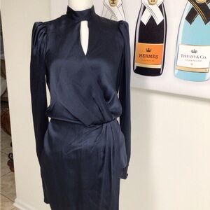 Frame Navy Dress XS NWT